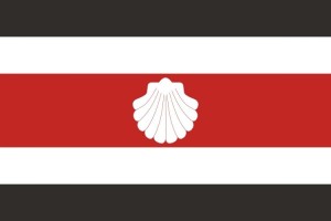 Bandera de Santa Colomba de Somoza de alta calidad para exterior 123