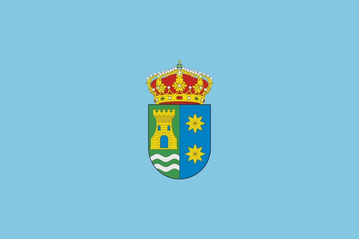 Bandera de Santa María del Mercadillo de alta calidad para exterior