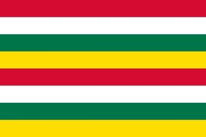 Bandera de Santibáñez de Vidriales de alta calidad para exterior 123