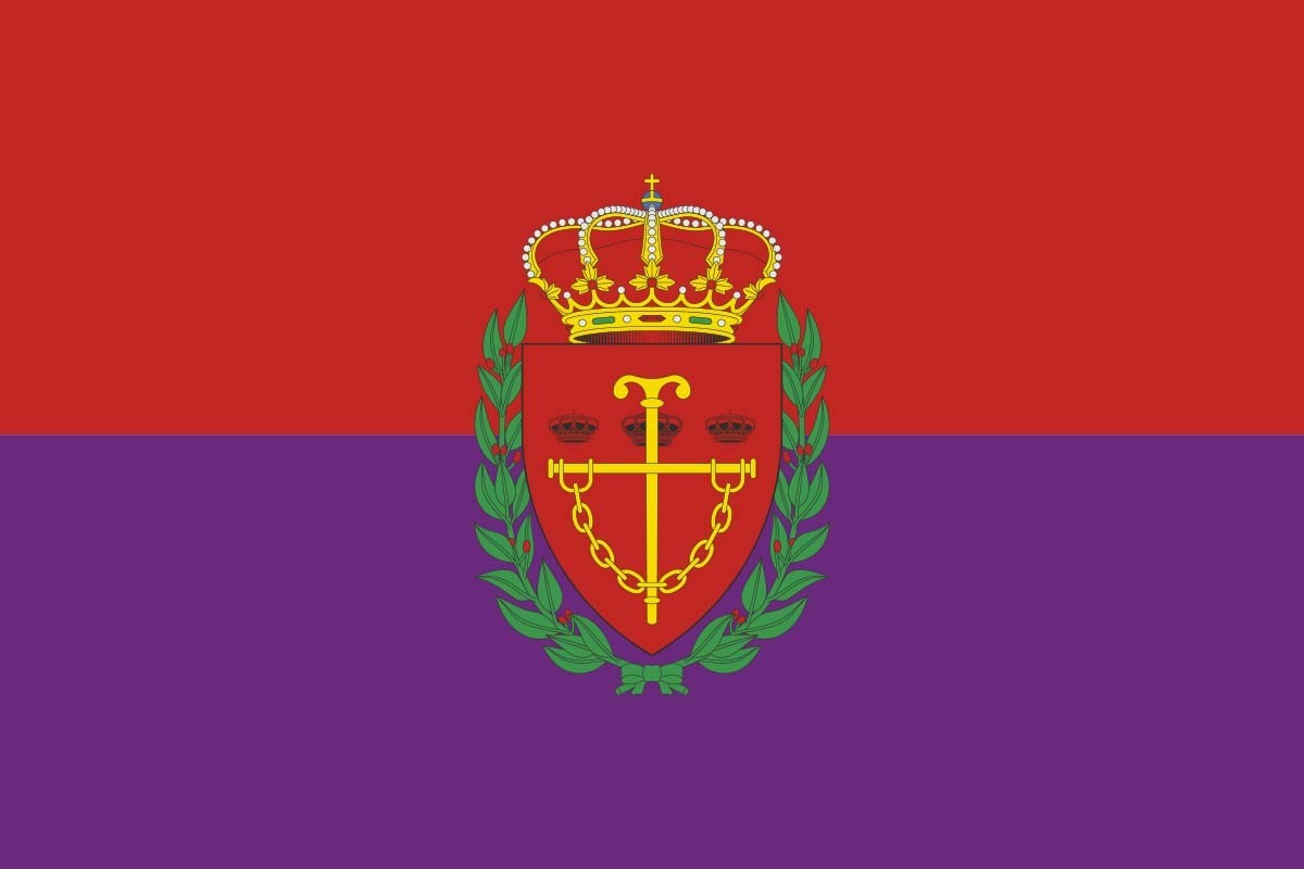 Bandera de Santo Domingo de Silos de alta calidad para exterior