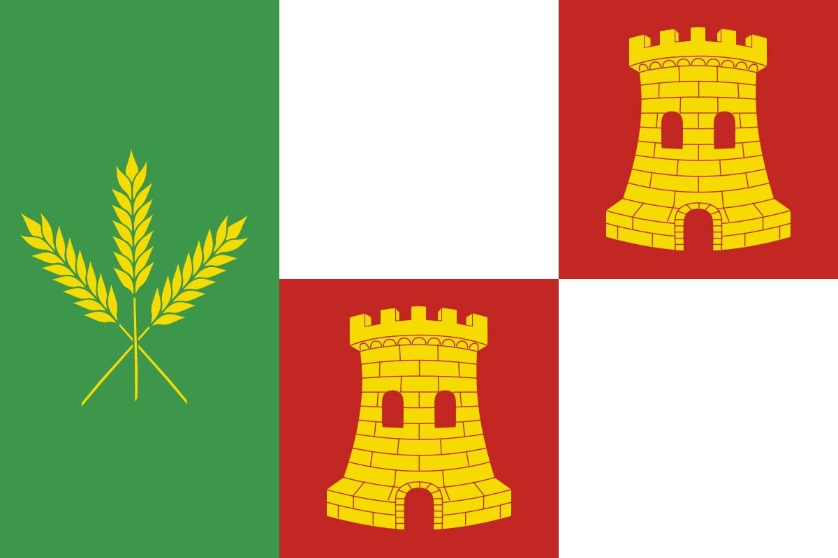 Bandera de Santo Tomé de Zabarcos de alta calidad para exterior Bandera de Santo Tomé de Zabarcos de alta calidad para exterior