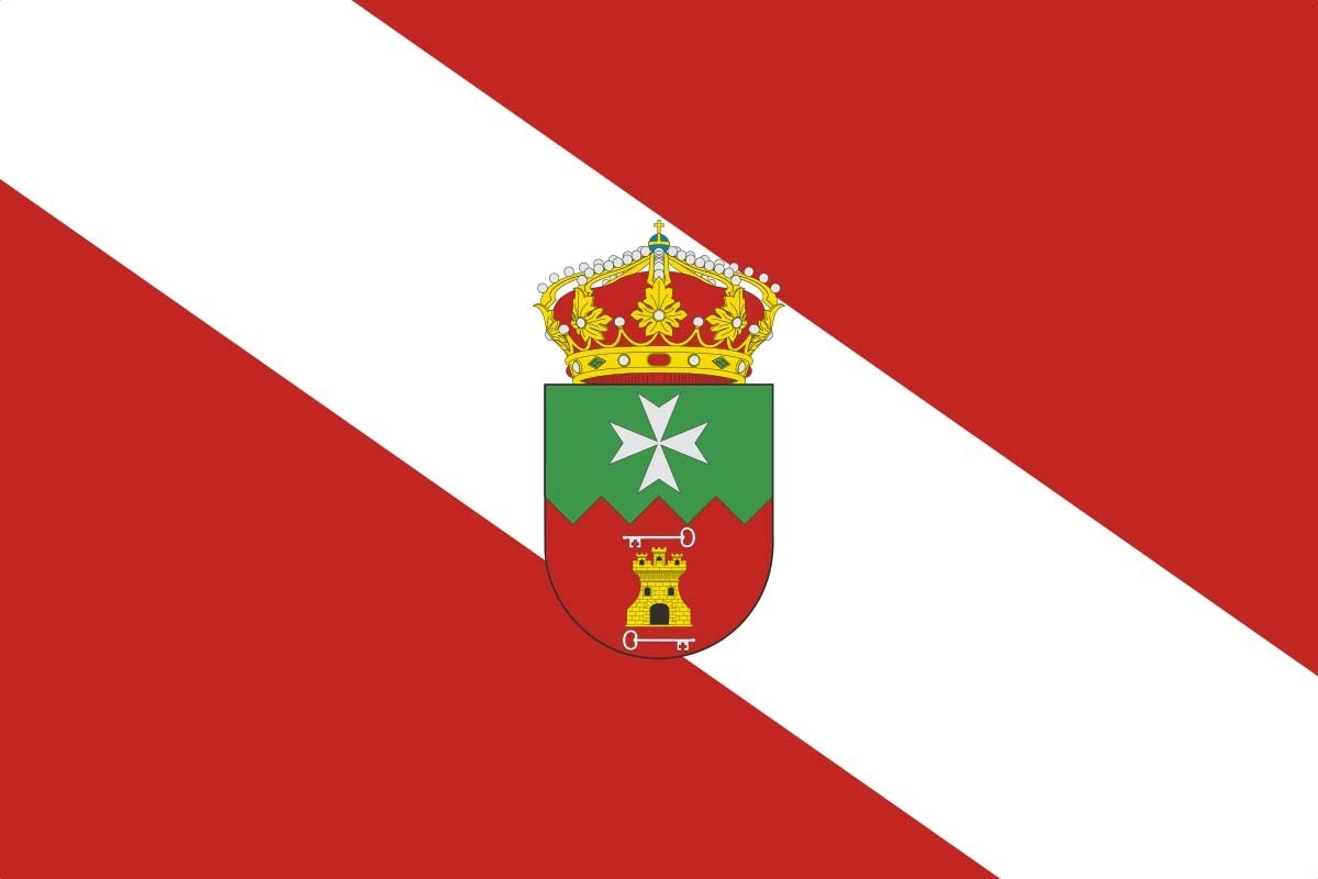 Bandera de Santo Tomé del Puerto de alta calidad para exterior Bandera de Santo Tomé del Puerto de alta calidad para exterior