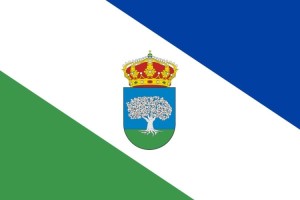 Bandera de Santovenia de la Valdoncina de alta calidad para exterior 123
