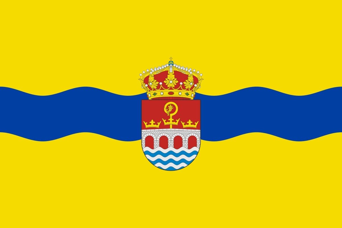 Bandera de Vadocondes de alta calidad para exterior
