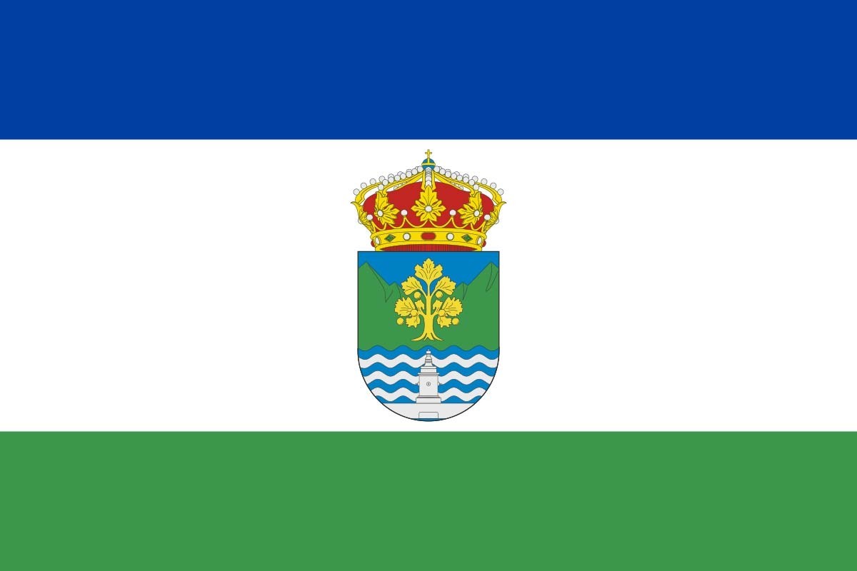 Bandera de Valdeavellano de Tera de alta calidad para exterior