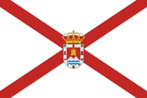 Bandera de Valle de Santibáñez de alta calidad para exterior 123