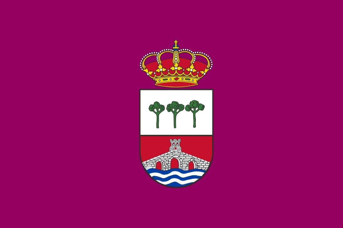 Bandera de Viana de Cega de alta calidad para exterior