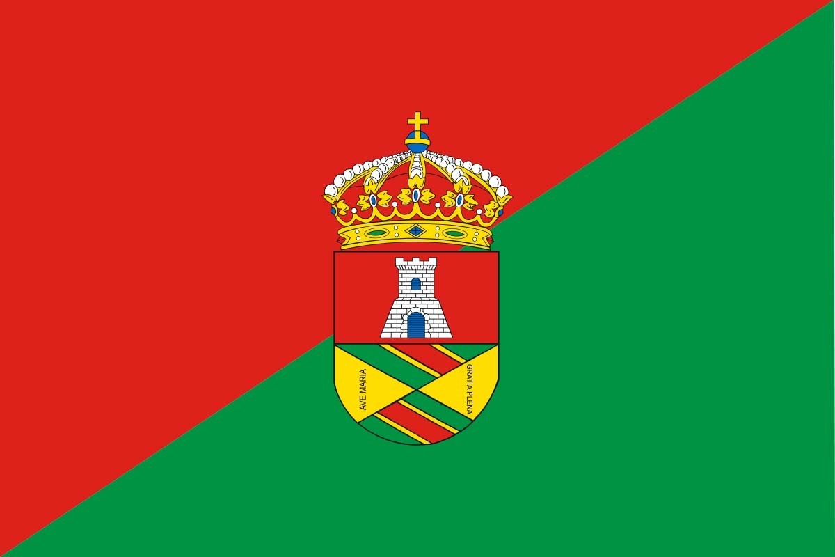 Bandera de Villalba de Guardo de alta calidad para exterior Bandera de Villalba de Guardo de alta calidad para exterior