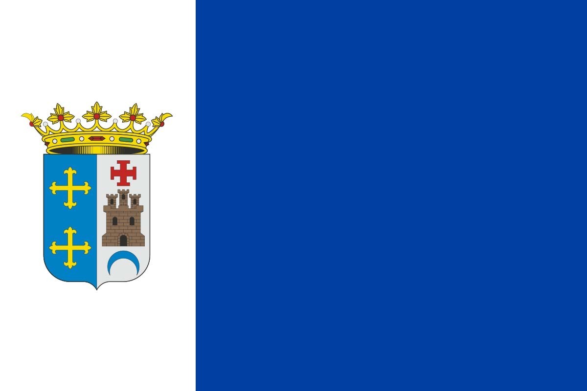 Bandera de Villalcázar de Sirga de alta calidad para exterior Bandera de Villalcázar de Sirga de alta calidad para exterior