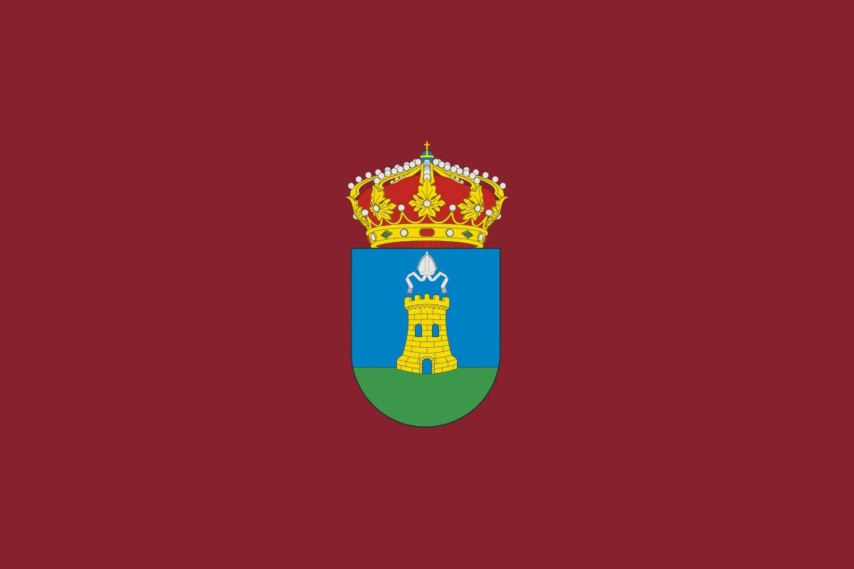 Bandera de Villalobón de alta calidad para exterior