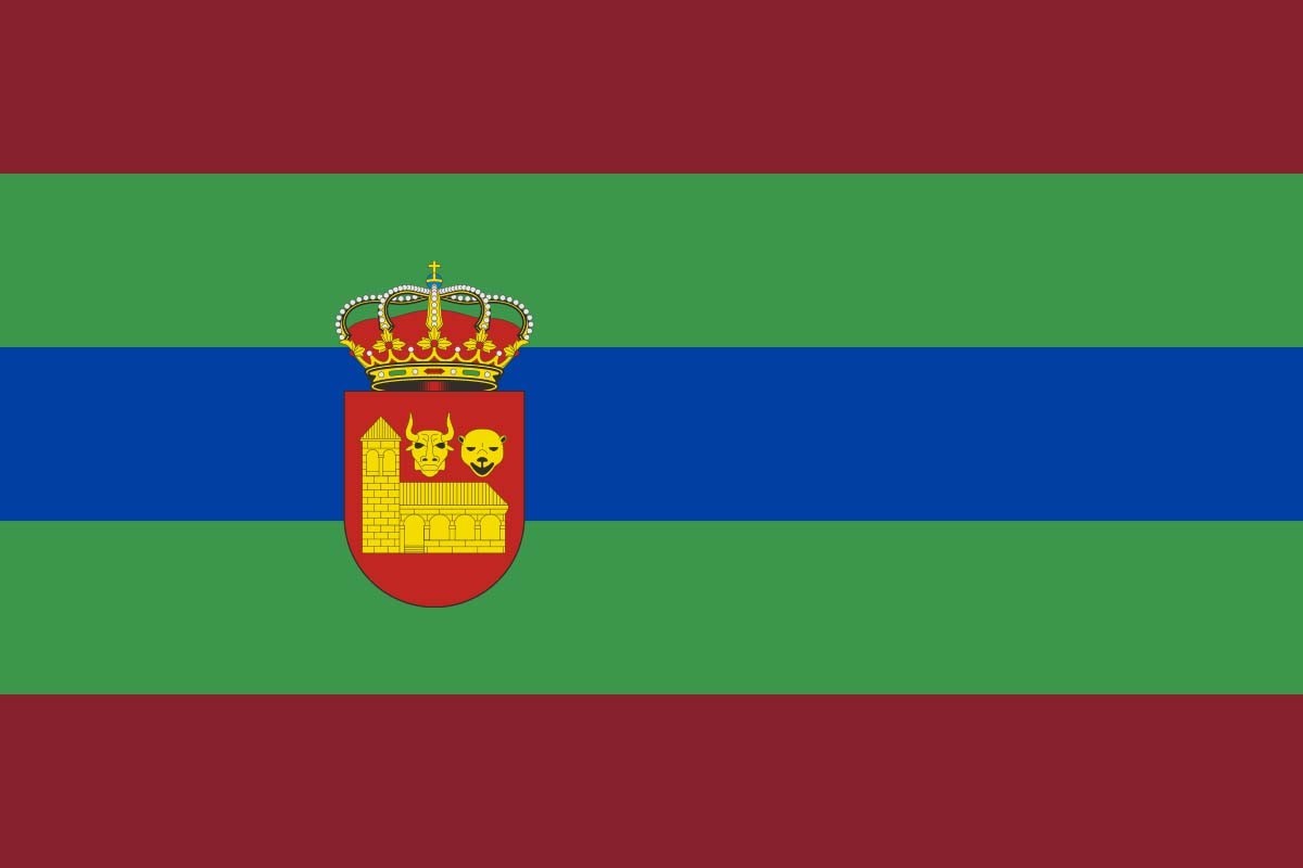 Bandera de Villamanín de alta calidad para exterior Bandera de Villamanín de alta calidad para exterior