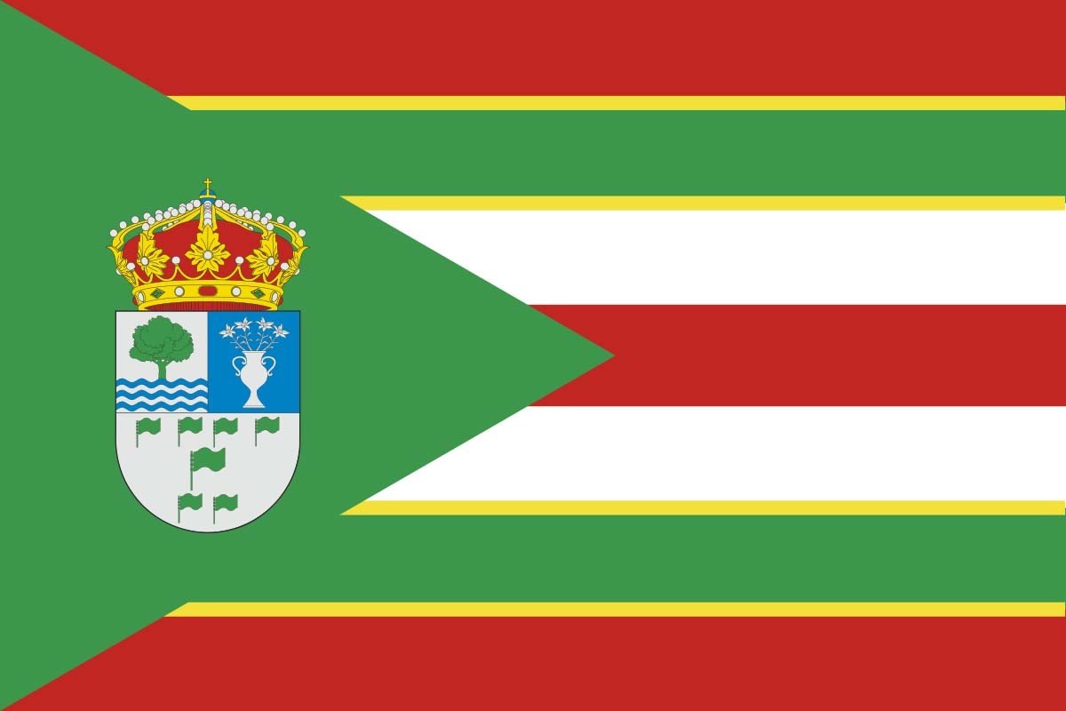 Bandera de Villamontán de la Valduerna de alta calidad para exterior Bandera de Villamontán de la Valduerna de alta calidad para exterior