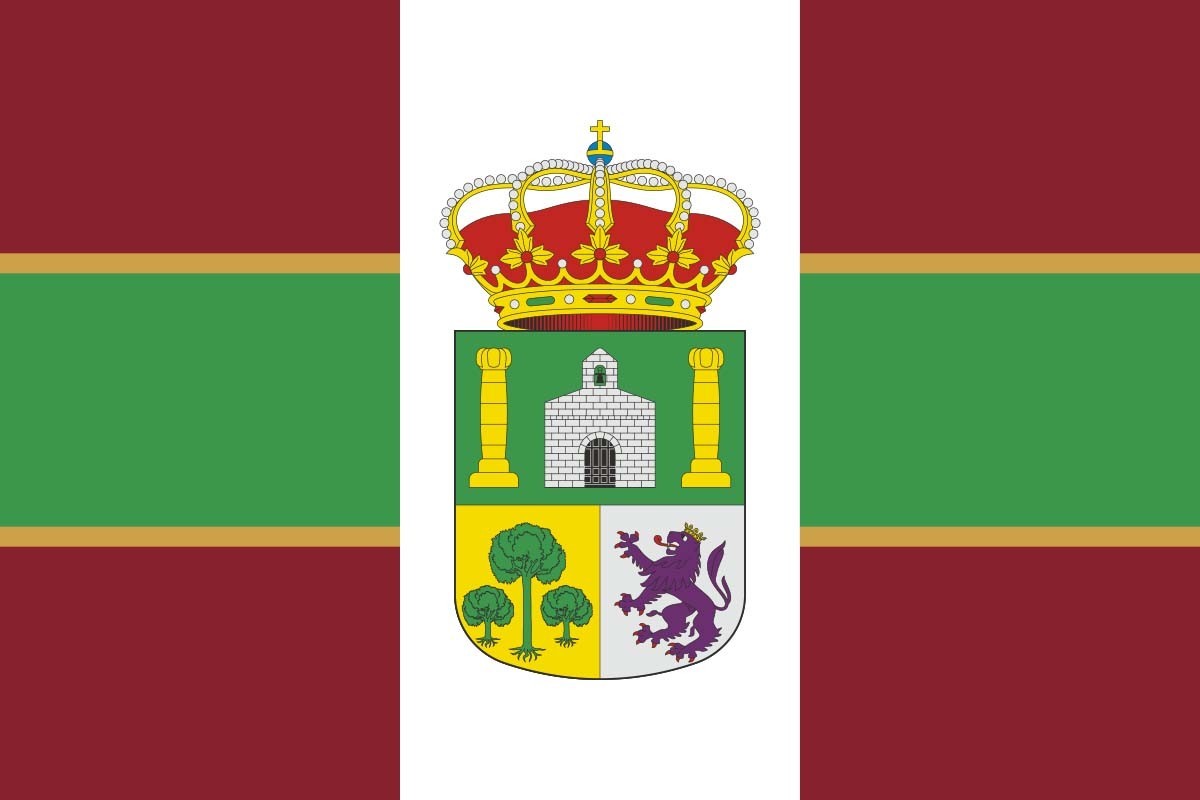 Bandera de Villamoratiel de las Matas de alta calidad para exterior Bandera de Villamoratiel de las Matas de alta calidad para exterior