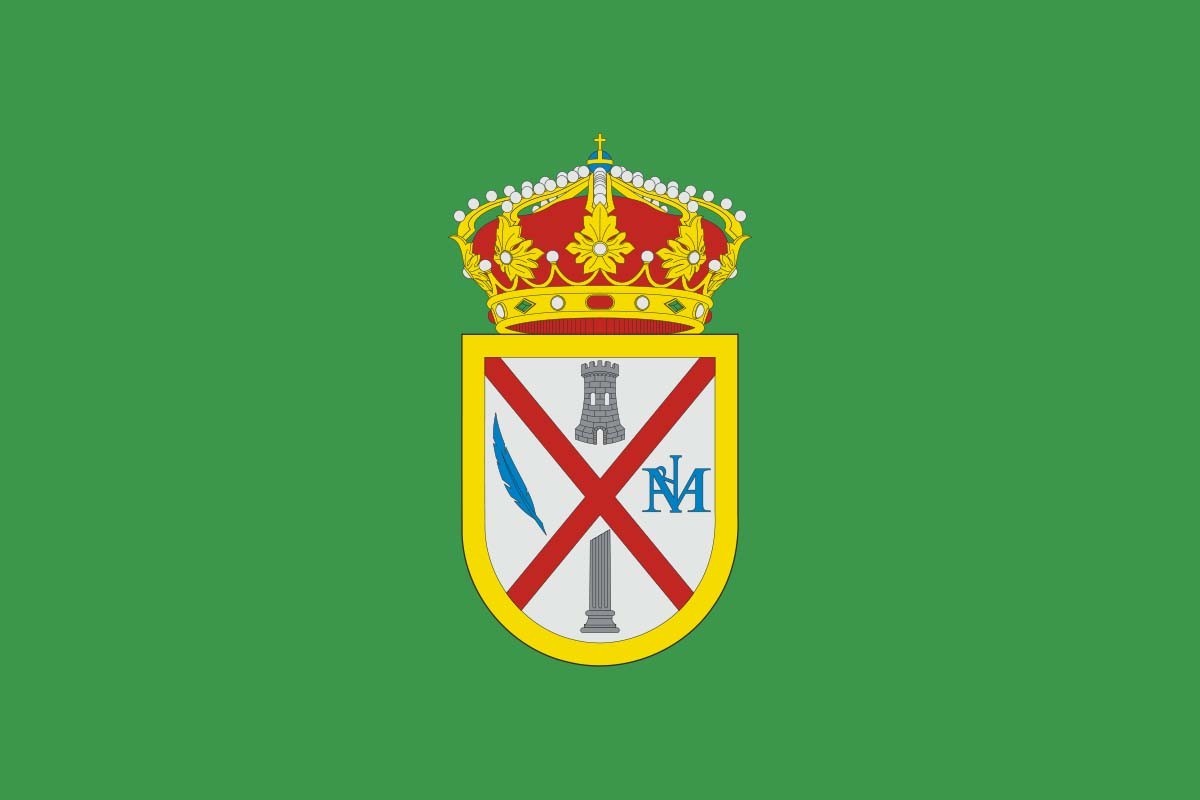 Bandera de Villanueva del Aceral de alta calidad para exterior Bandera de Villanueva del Aceral de alta calidad para exterior