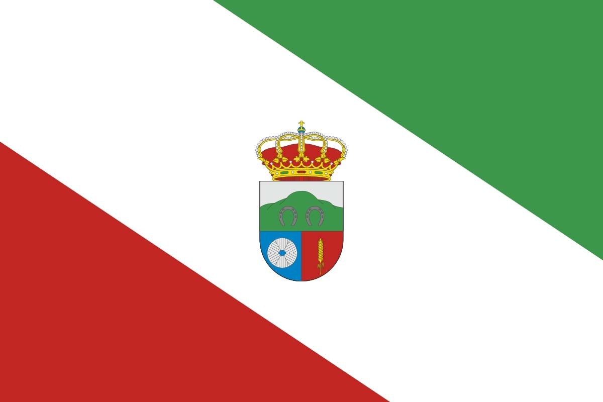 Bandera de Villaobispo de Otero de alta calidad para exterior Bandera de Villaobispo de Otero de alta calidad para exterior