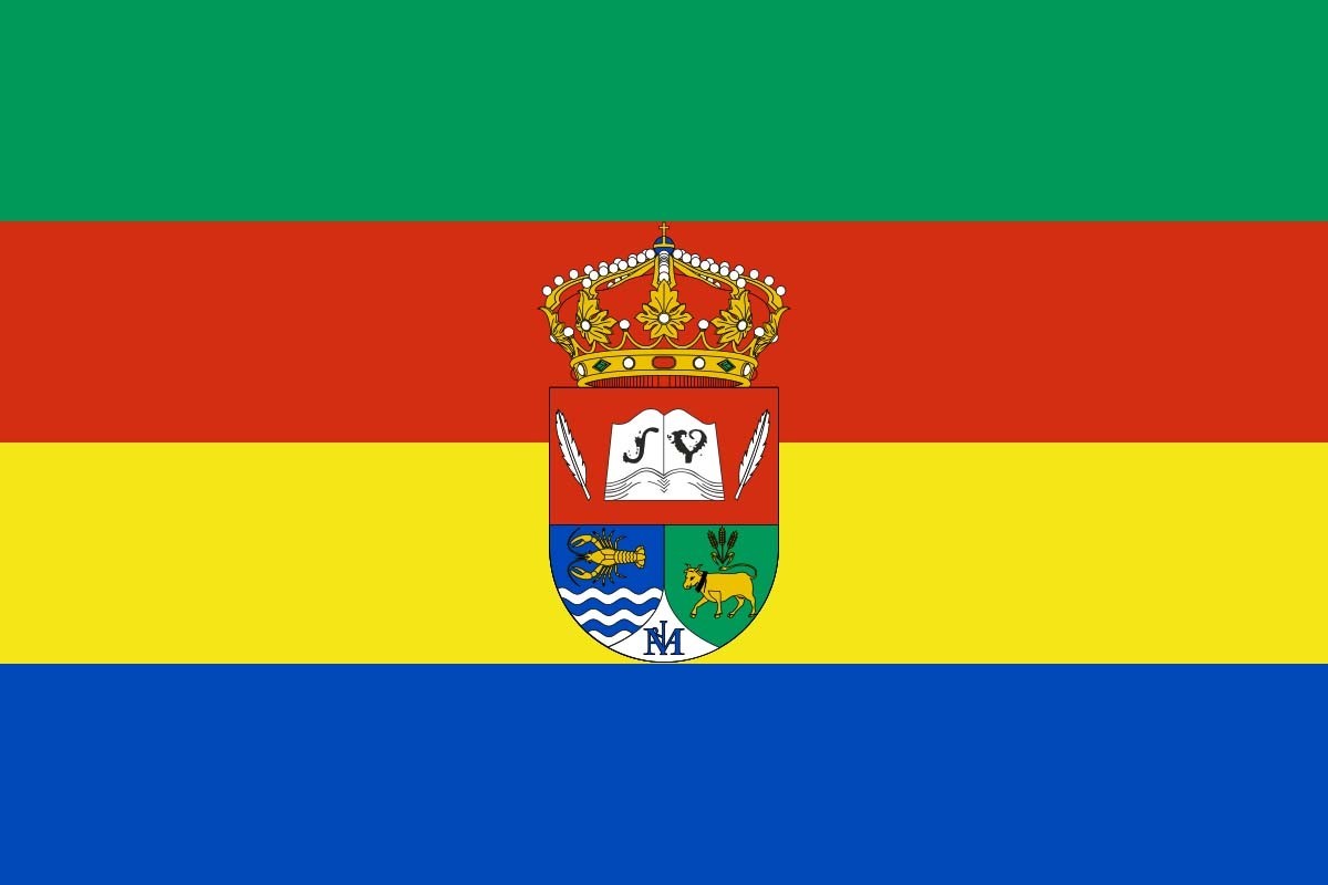 Bandera de Villaturde de alta calidad para exterior