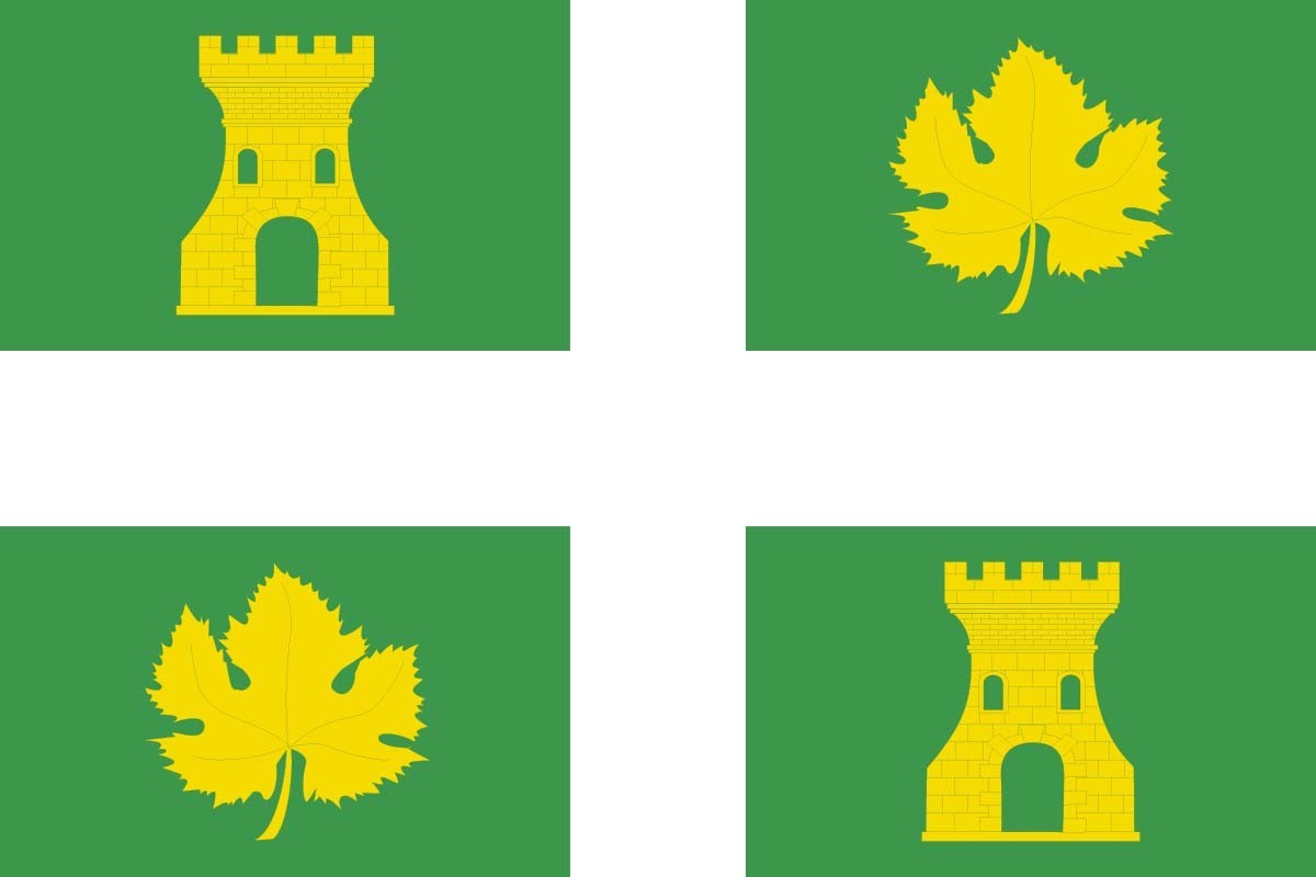 Bandera de Villaverde de Medina de alta calidad para exterior