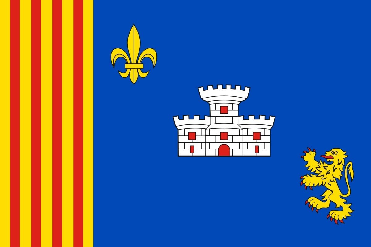 Bandera de Benabarre de alta calidad para exterior Bandera de Benabarre de alta calidad para exterior