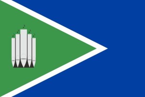 Bandera de Santa Cilia de alta calidad para exterior 123