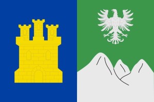 Bandera de Tramaced de alta calidad para exterior 123