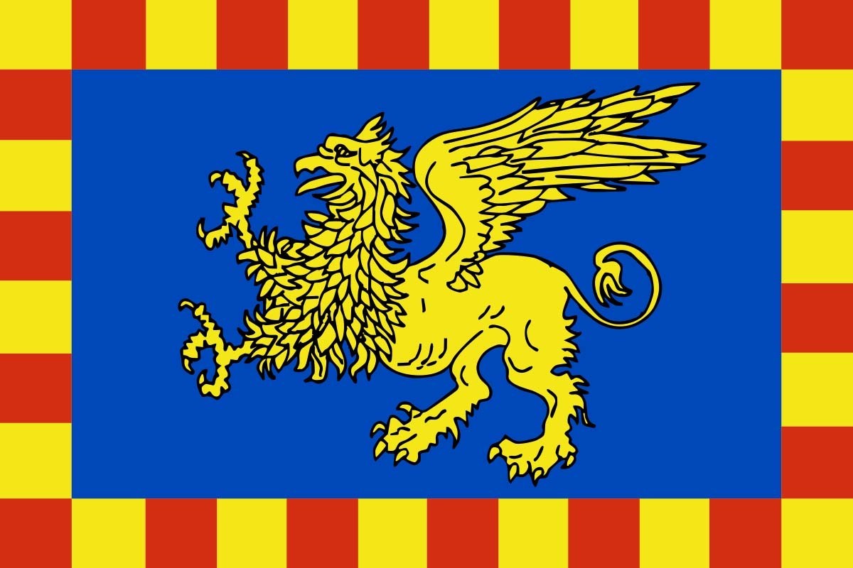 Bandera de Alfajarín de alta calidad para exterior Bandera de Alfajarín de alta calidad para exterior