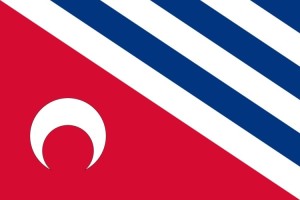 Bandera de Almonacid de la Sierra de alta calidad para exterior 123