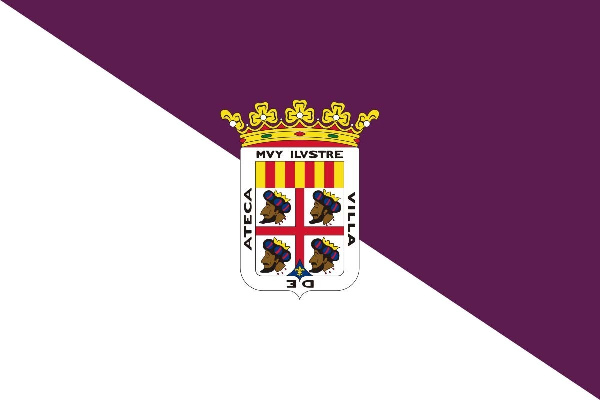 Bandera de Ateca de alta calidad para exterior