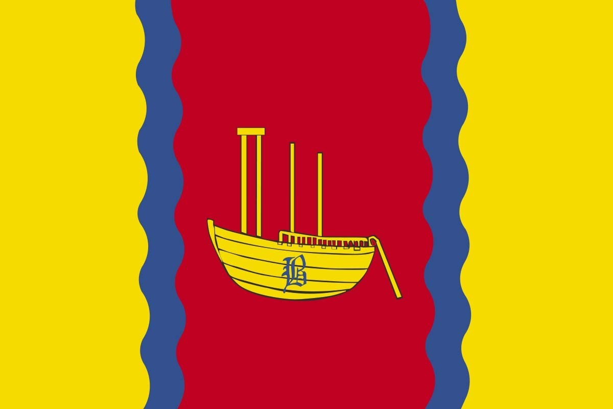 Bandera de Boquiñeni de alta calidad para exterior Bandera de Boquiñeni de alta calidad para exterior