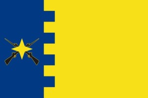 Bandera de Cabañas de Ebro de alta calidad para exterior 123