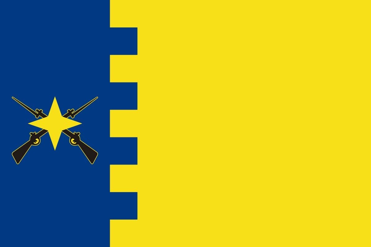 Bandera de Cabañas de Ebro de alta calidad para exterior Bandera de Cabañas de Ebro de alta calidad para exterior