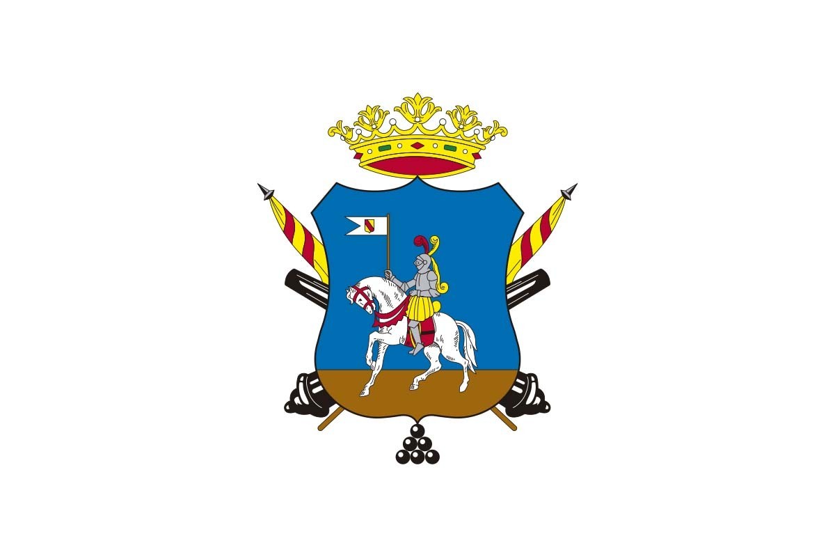 Bandera de Ejea de los Caballeros de alta calidad para exterior Bandera de Ejea de los Caballeros de alta calidad para exterior