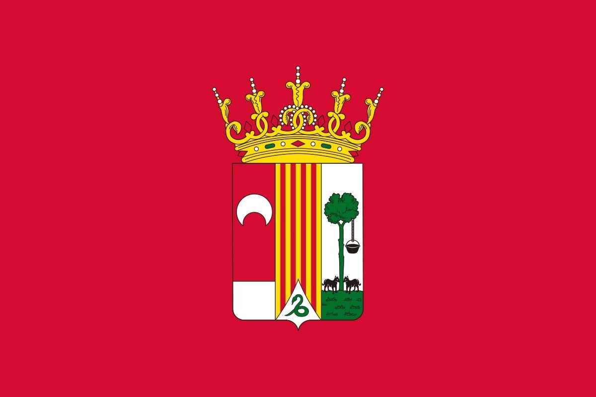 Bandera de Illueca de alta calidad para exterior Bandera de Illueca de alta calidad para exterior