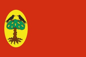 Bandera de Leciñena de alta calidad para exterior 123