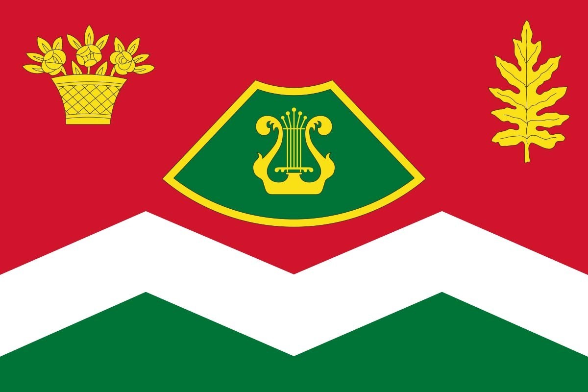 Bandera de San Martín de la Virgen de Moncayo de alta calidad para exterior