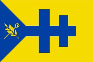 Bandera de Santa Cruz de Grío de alta calidad para exterior 123