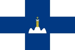 Bandera de Santa Cruz de Moncayo de alta calidad para exterior 123