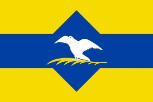 Bandera de Santa Eulalia de Gállego de alta calidad para exterior 123