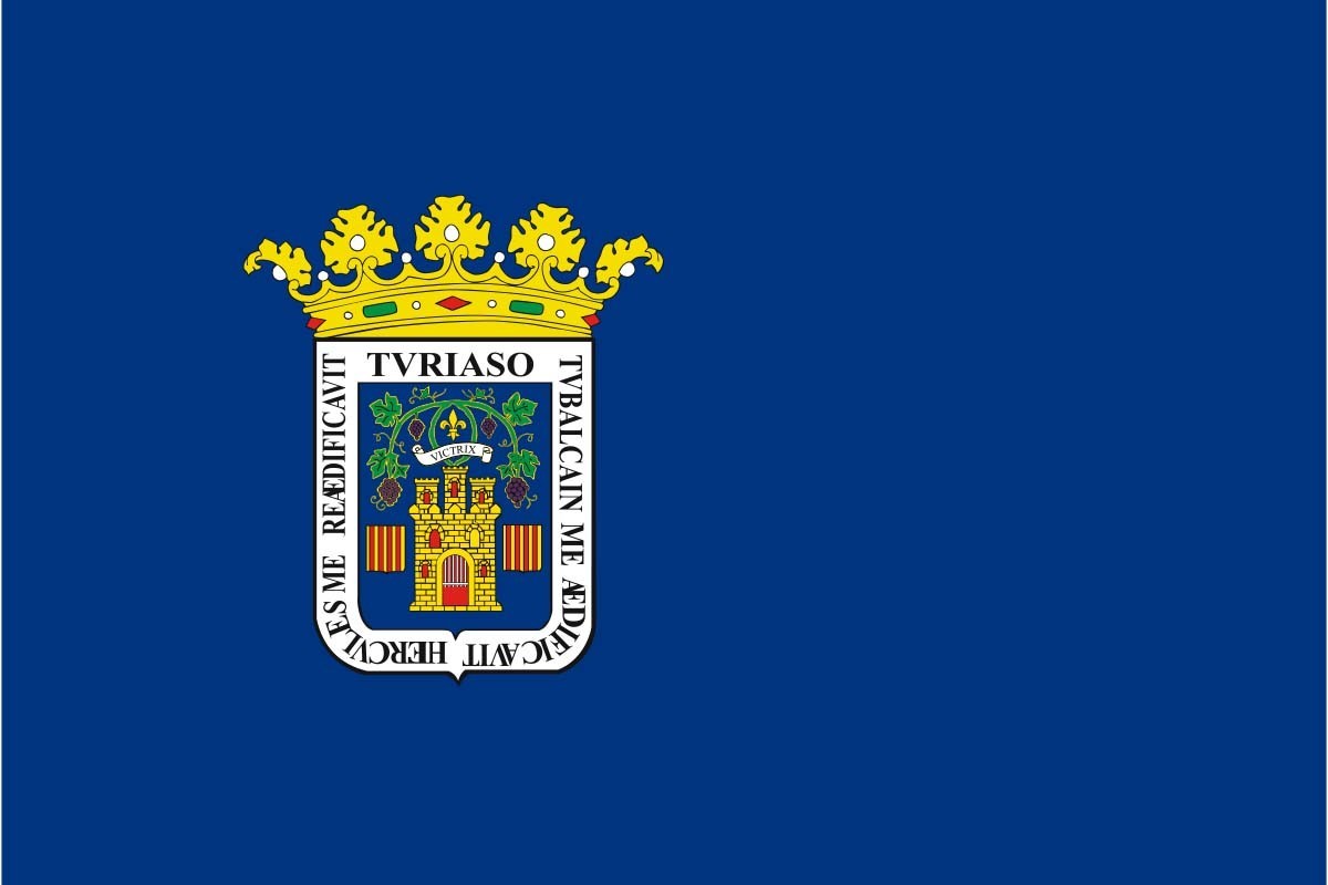 Bandera de Tarazona de alta calidad para exterior Bandera de Tarazona de alta calidad para exterior