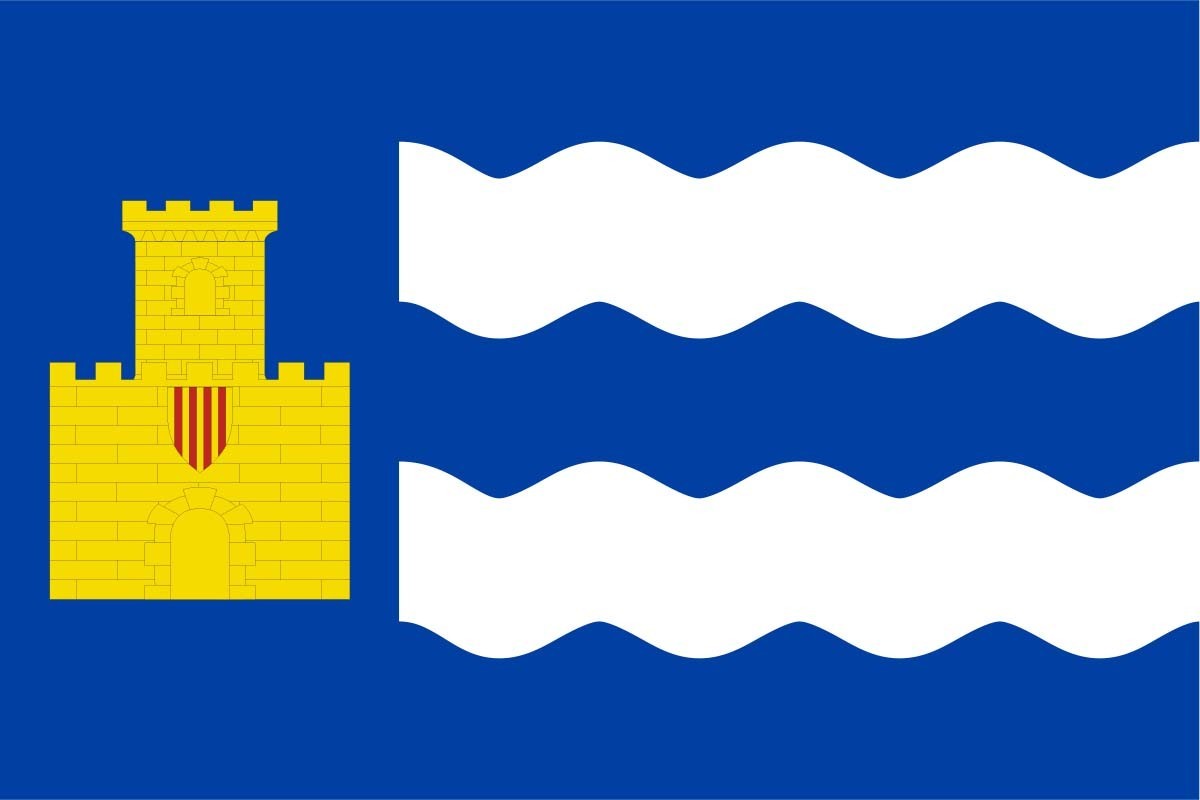 Bandera de Torrijo de la Cañada de alta calidad para exterior Bandera de Torrijo de la Cañada de alta calidad para exterior