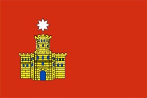 Bandera de Uncastillo de alta calidad para exterior 123