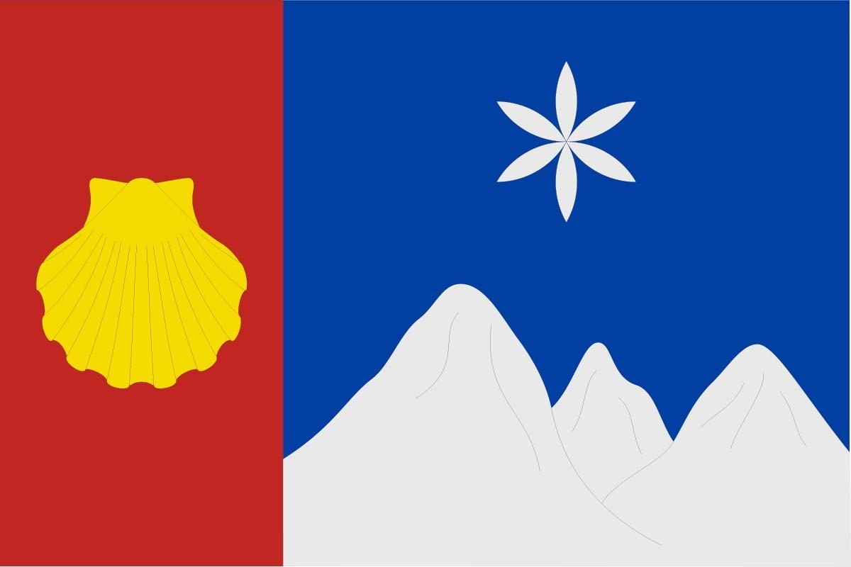 Bandera de Urriés de alta calidad para exterior