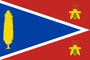 Bandera de Villadoz de alta calidad para exterior 123