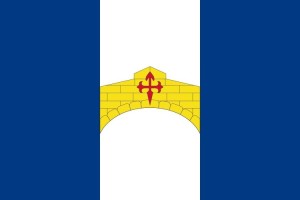 Bandera de Villanueva de Huerva de alta calidad para exterior 123