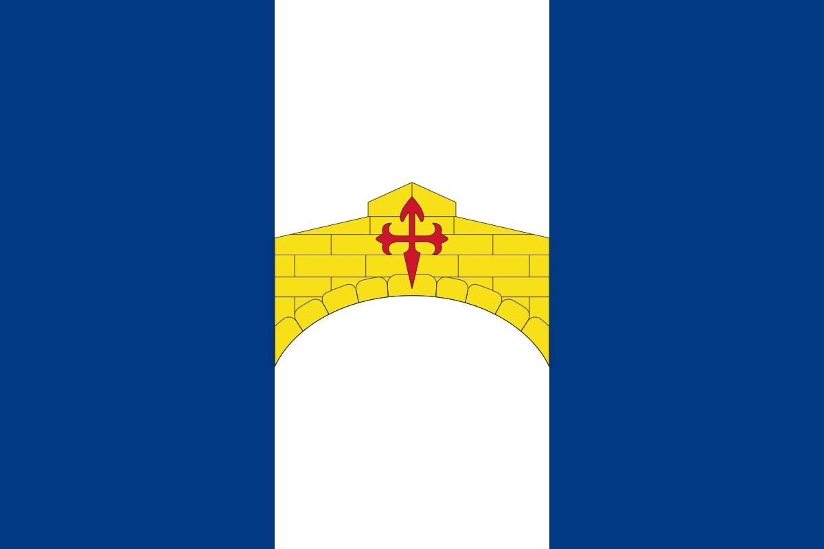 Bandera de Villanueva de Huerva de alta calidad para exterior Bandera de Villanueva de Huerva de alta calidad para exterior