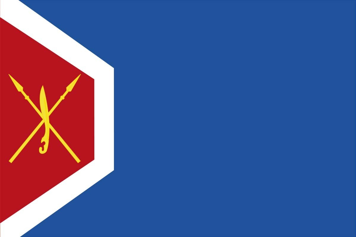 Bandera de Azaila de alta calidad para exterior