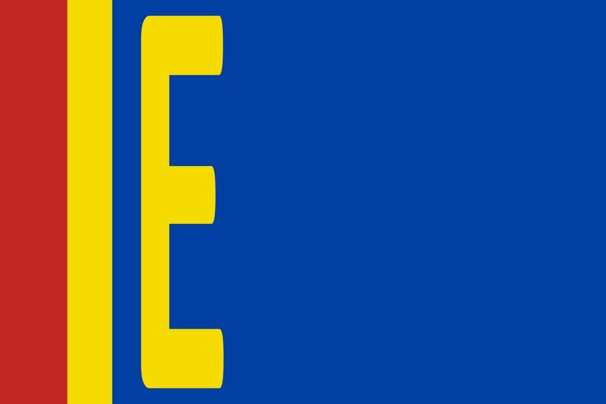 Bandera de Escorihuela de alta calidad para exterior