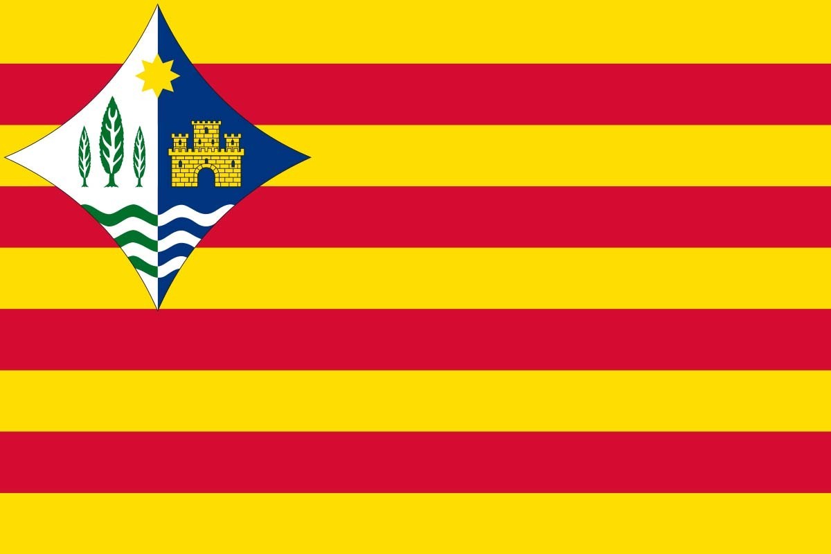 Bandera de Gúdar de alta calidad para exterior Bandera de Gúdar de alta calidad para exterior