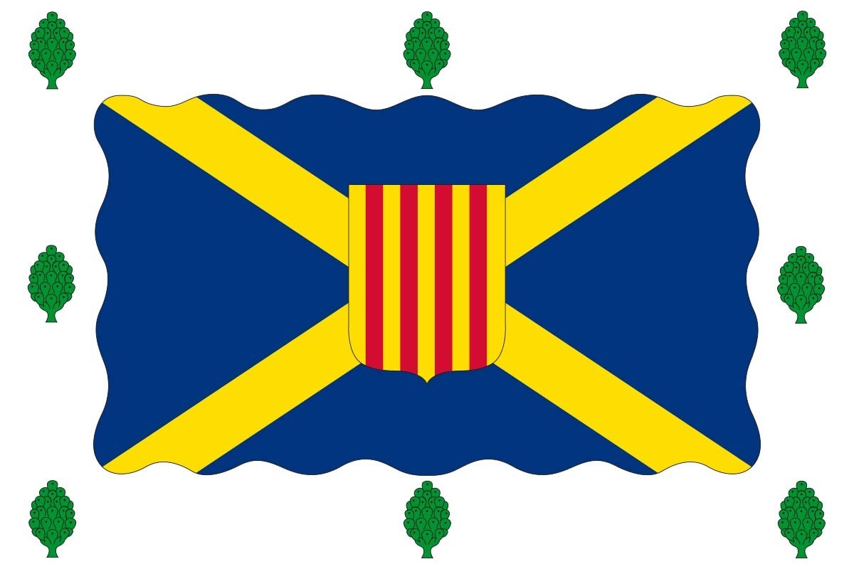 Bandera de Jabaloyas de alta calidad para exterior Bandera de Jabaloyas de alta calidad para exterior