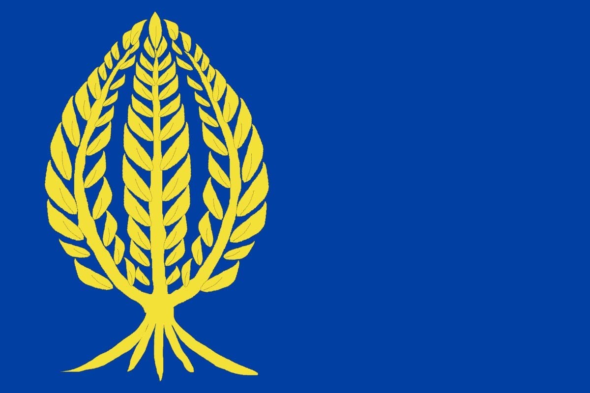 Bandera de Mata de los Olmos de alta calidad para exterior Bandera de Mata de los Olmos de alta calidad para exterior