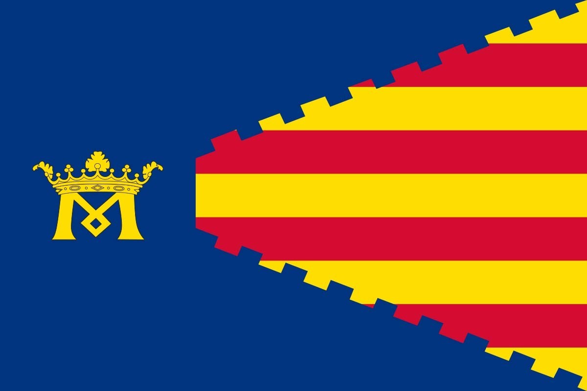 Bandera de Monforte de Moyuela de alta calidad para exterior Bandera de Monforte de Moyuela de alta calidad para exterior